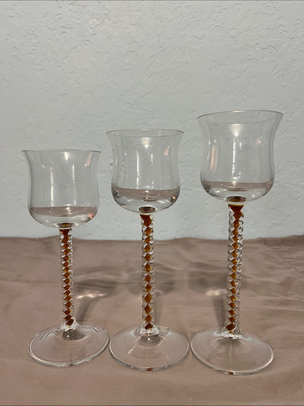 PartyLite Harlequin Trio candle holder set